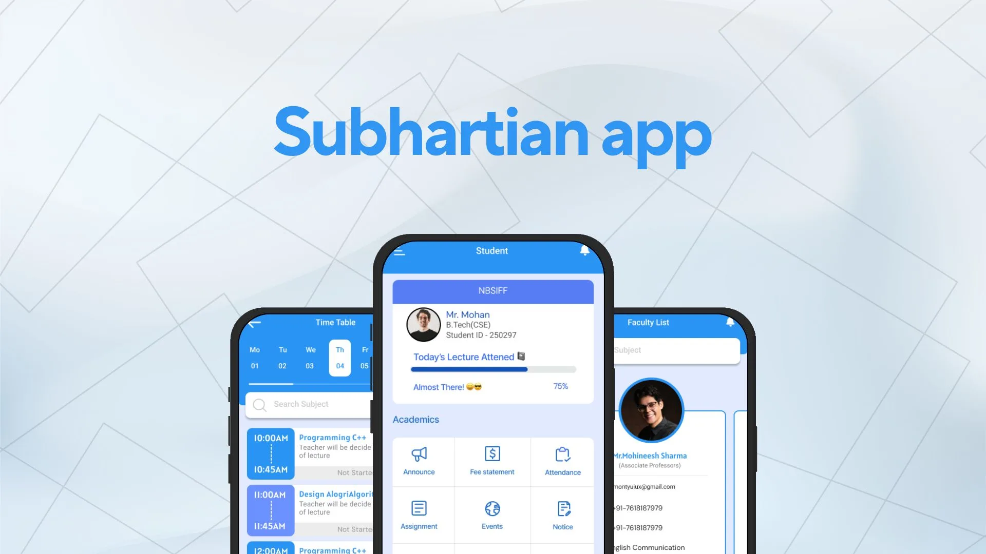 Subhartian Student Intranet
